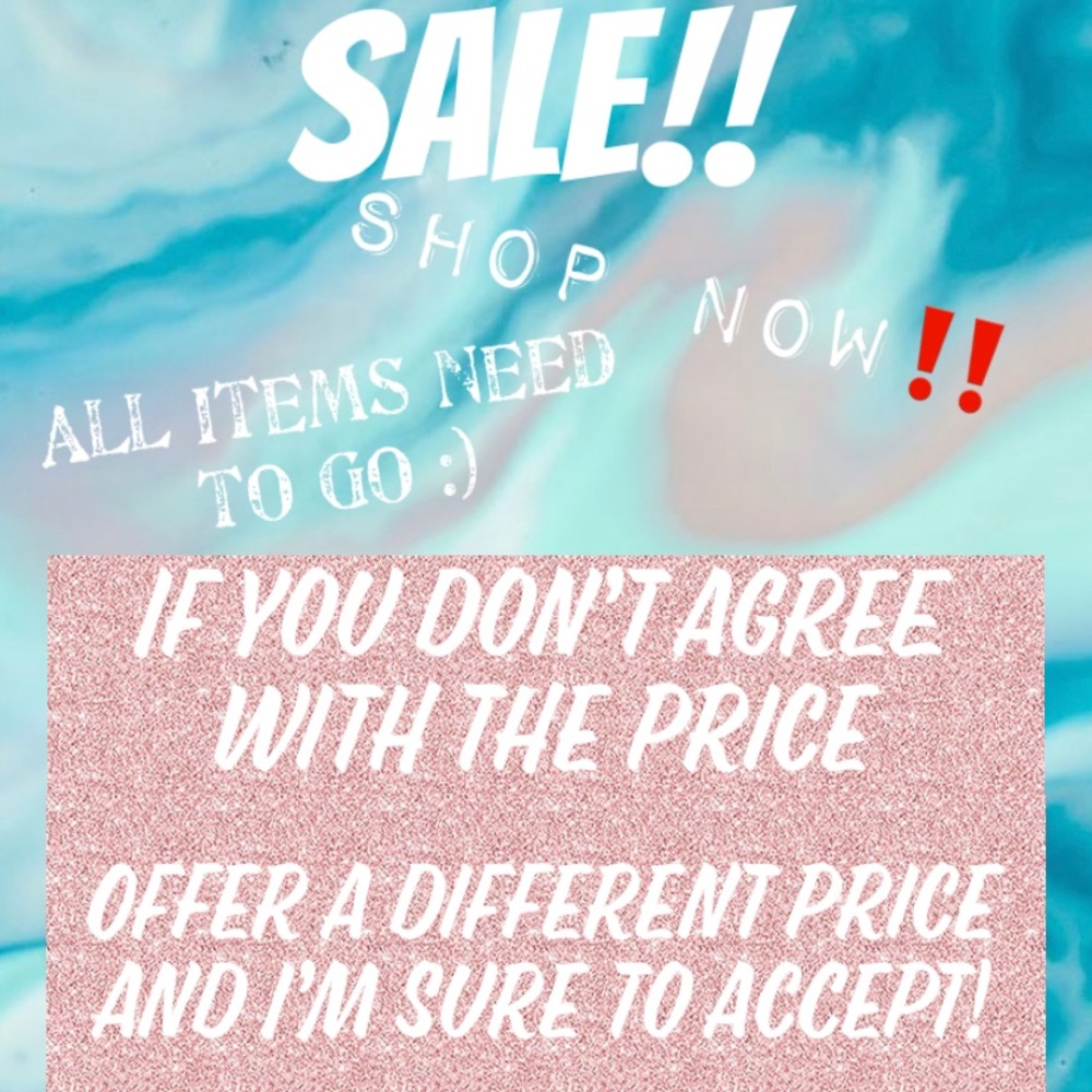 ‼️Every item must go‼️